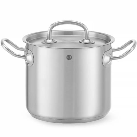 ⁨Garnek wysoki z pokrywką Kitchen Line 32 l śr. 360x320 mm⁩ w sklepie Wasserman.eu