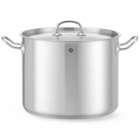 Kitchen Line high pot with lid 13.5 l avg. 280 x 220 h - Hendi 837405 at Wasserman.eu
