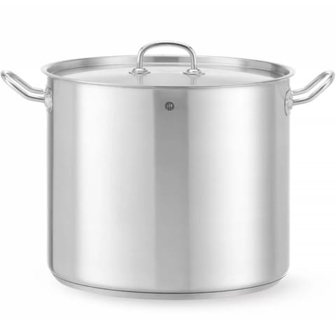 ⁨Kitchen Line high pot with lid 20 l avg. 320 x 270 h - Hendi 837603⁩ at Wasserman.eu