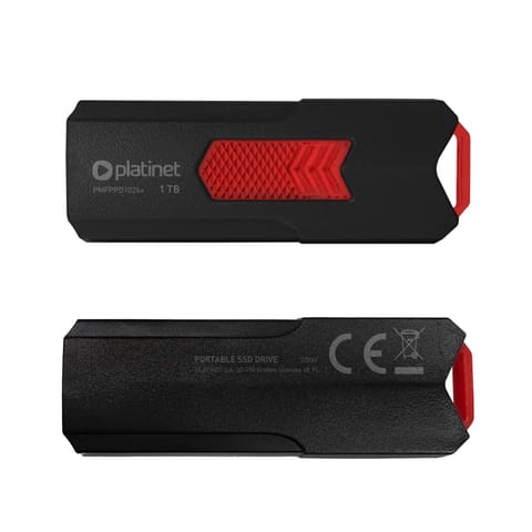 ⁨PLATINET PORTABLE SSD DRIVE USB 3.2 UP TO 400MB/s 1TB BLACK [46160]⁩ at Wasserman.eu