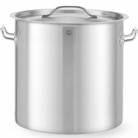 ⁨Budget Line pot with lid 37 l avg. 360 x 360 h - Hendi 834404⁩ at Wasserman.eu