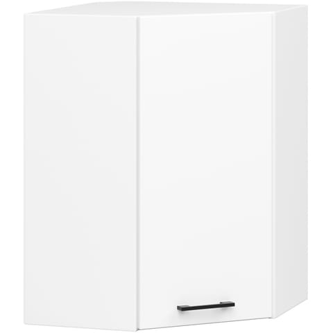 ⁨WISZĄCA SZAFKA KUCHENNA NAROŻNA OLIWIA W 60/60cm H720 BIAŁA⁩ w sklepie Wasserman.eu