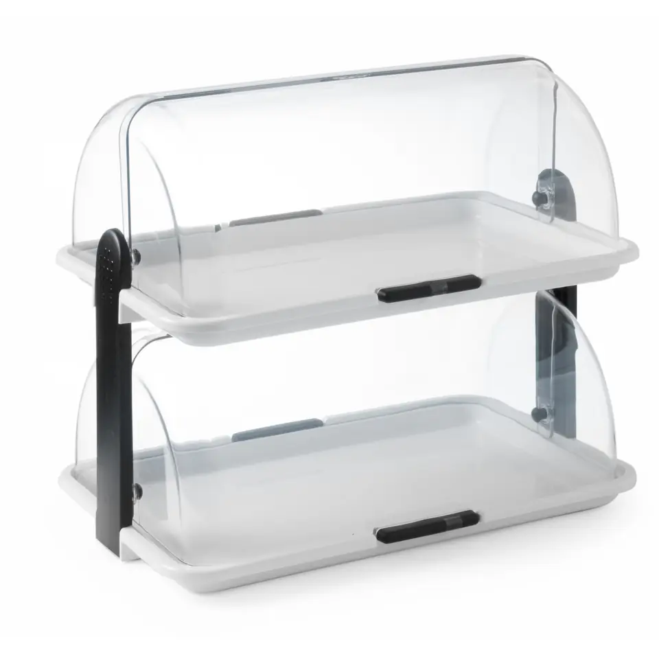 ⁨Display cabinet with RollTop lid double - Hendi 871713⁩ at Wasserman.eu