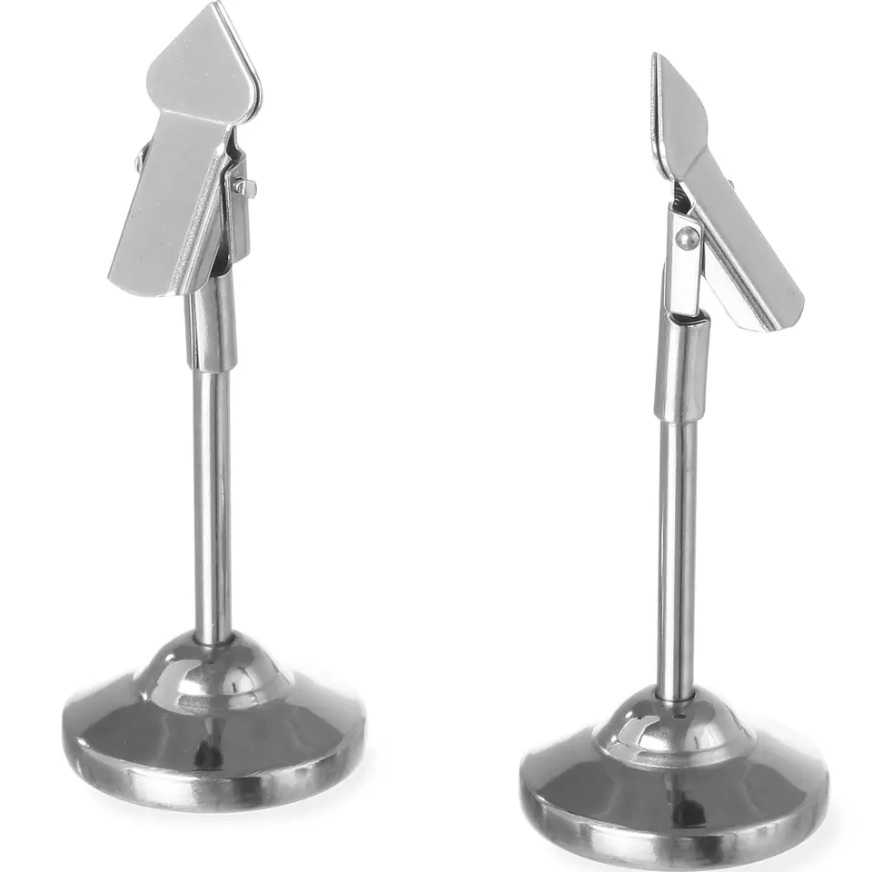 ⁨Information stand with a clip for a piece of paper or MENU set of 2pcs. - Hendi 595305⁩ at Wasserman.eu