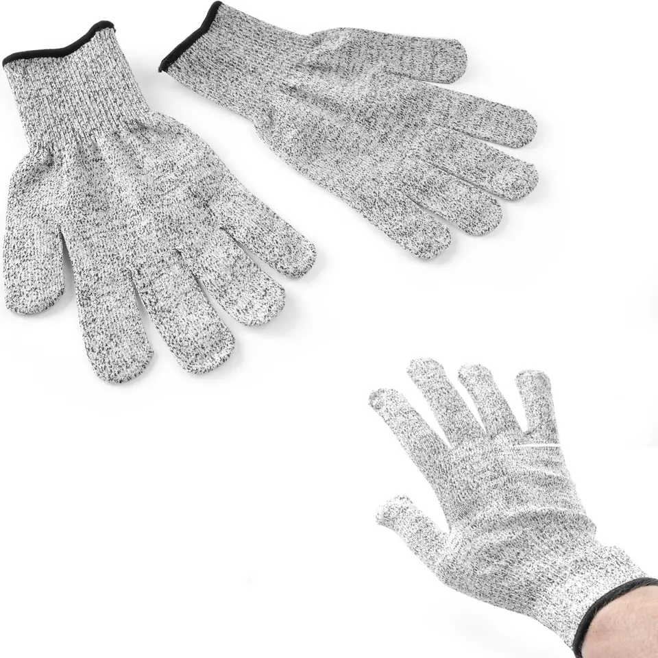 ⁨HPPE Anti Cut Level 4 Kitchen Anti Cut Gloves - HENDI 556641⁩ at Wasserman.eu