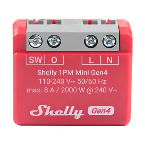 ⁨Przekaźnik SHELLY 1PM Mini Gen4 Zigbee Matter⁩ w sklepie Wasserman.eu