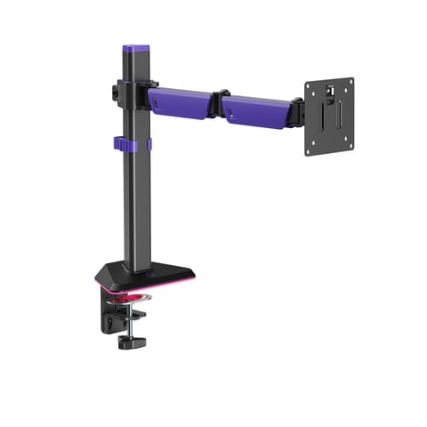 ⁨Ametystowy uchwyt RGB monitor Spacetronik SPAA112L⁩ w sklepie Wasserman.eu