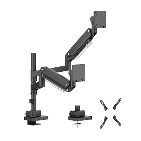 ⁨Uchwyt na dwa monitory Spacetronik SPAH222⁩ w sklepie Wasserman.eu