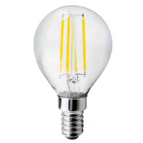 ⁨Maclean Bulb, Filament, LED E14, 4W, 230V, WW Warm White 3000K, 400lm, Retro Decorative Edison G45, MCE281⁩ at Wasserman.eu