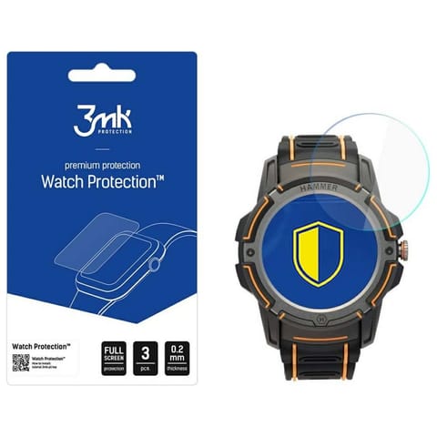 ⁨3MK FlexibleGlass Watch Hammer WatchPlus Szkło Hybrydowe⁩ w sklepie Wasserman.eu