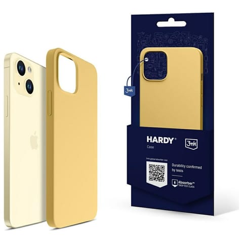 ⁨3MK Hardy Case iPhone 15 6.1"            żółty/yellow MagSafe⁩ w sklepie Wasserman.eu