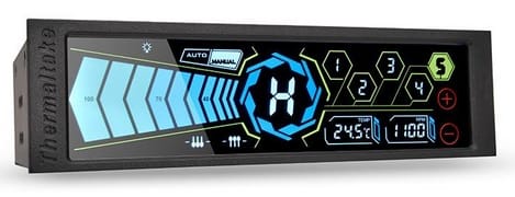 ⁨Thermaltake AC-010-B51NAN-A1 fan speed controller 5 channels 14 cm (5.5") Black⁩ at Wasserman.eu