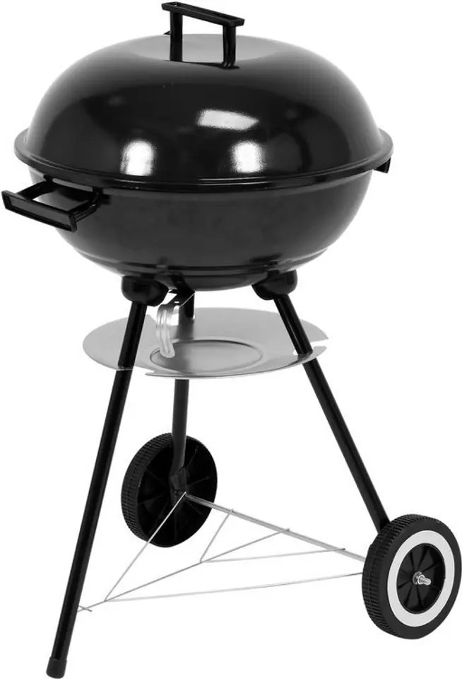 GRIL WĘGLOWY OKRĄGŁY Z POKRYWĄ 41CM w sklepie Wasserman.eu