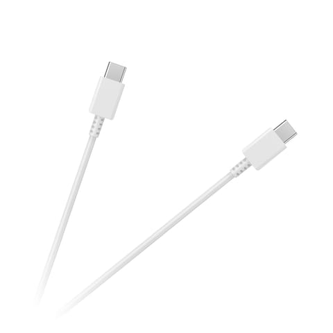 ⁨Kabel USB typu C - USB typu C 100 cm biały⁩ w sklepie Wasserman.eu