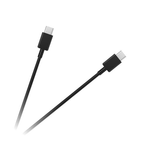 ⁨Kabel USB typu C - USB typu C 100 cm czarny⁩ w sklepie Wasserman.eu