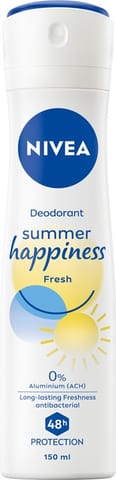⁨NIVEA Dezodorant damski w sprayu SUMMER HAPPINESS 150 ml⁩ w sklepie Wasserman.eu
