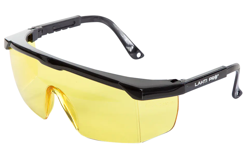 ⁨Safety glasses yellow regulate., moss resistance. "f", ce,lahti⁩ at Wasserman.eu