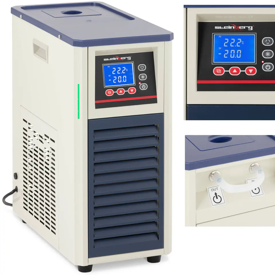 ⁨Cyrkulator chłodzący laboratoryjny do kontroli temperatury -20 - 20 C 20 l/min 495 W⁩ w sklepie Wasserman.eu