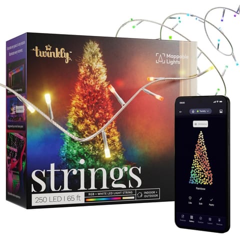 ⁨Twinkly Strings 250 LED RGB+W Transparent⁩ at Wasserman.eu