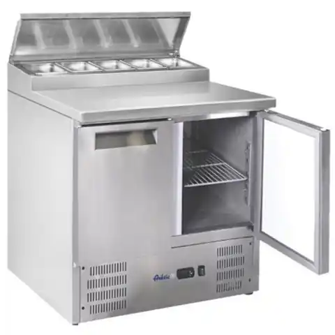 ⁨2-door salad refrigerated table with extension - Hendi 236222⁩ at Wasserman.eu