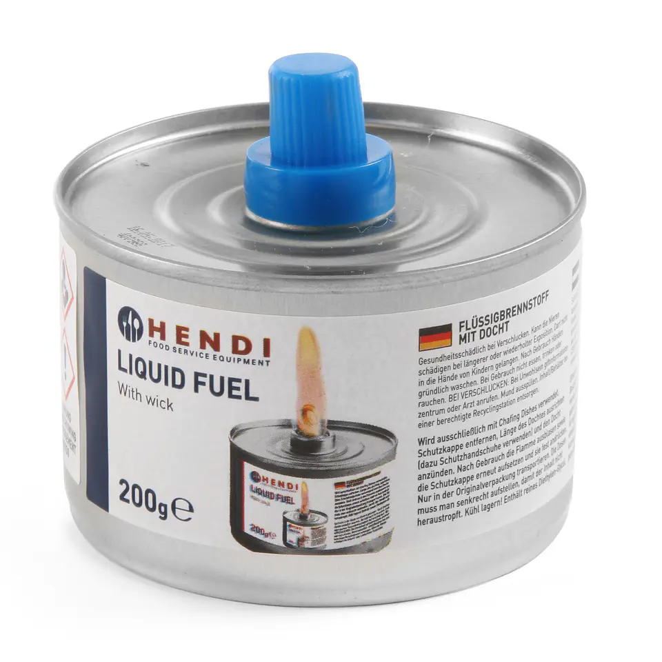 ⁨Fuel paste for food heater can with wick 200ml set 24pcs. - Hendi 193686⁩ at Wasserman.eu