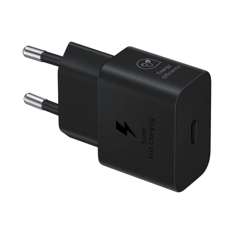 ⁨Ładowarka sieciowa Samsung GaN USB-C 25W SFC - czarna⁩ w sklepie Wasserman.eu