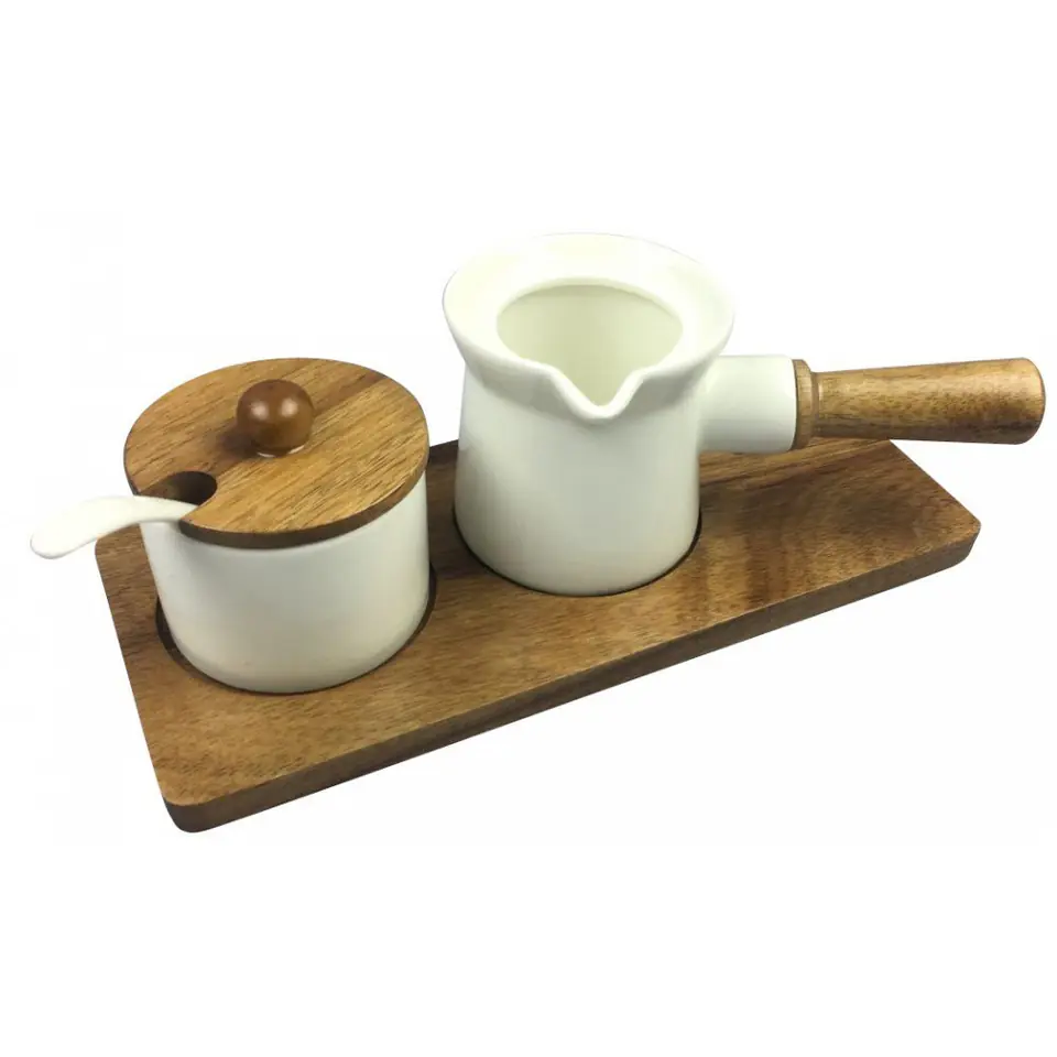 ⁨MILK AND SUGAR BOWL WITH A TEASPOON OF KASSEL 93559⁩ at Wasserman.eu