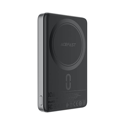 Powerbank magnetyczny 10000mAh PD20W MagSafe ultra cienki - czarny w sklepie Wasserman.eu