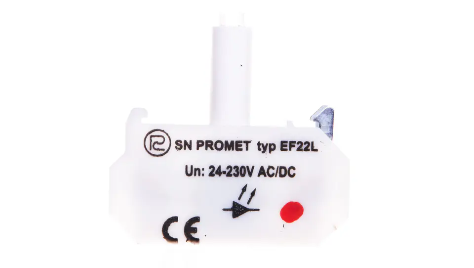 Blok podświetlający czerwony 24-230V AC/DC do przycisków sterowniczych serii NEF22 i NEK22M IP20 W0-L EF22LN C w sklepie Wasserman.eu