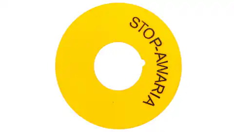 ⁨Pierścienie żółte z nadrukiem STOP-AWARIA do NEF22 W0-PIERŚC.ŻÓŁTE DR STOP/FI22 /10szt./⁩ w sklepie Wasserman.eu