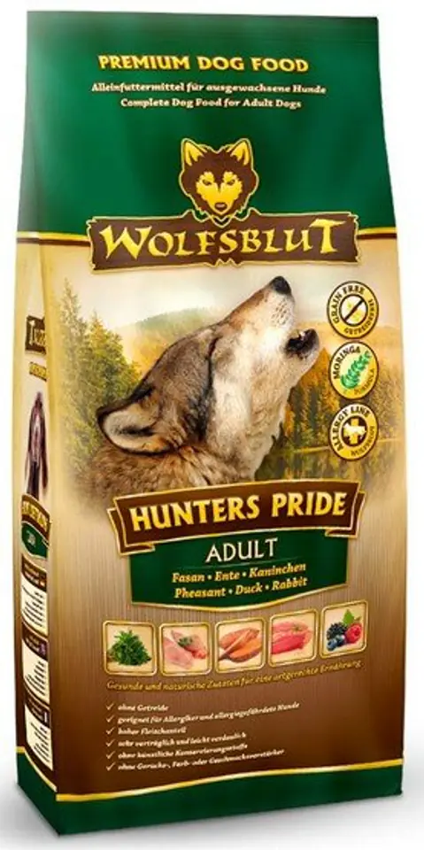 ⁨Wolfsblut Dog Hunters Pride - pheasant and duck 12,5kg⁩ at Wasserman.eu