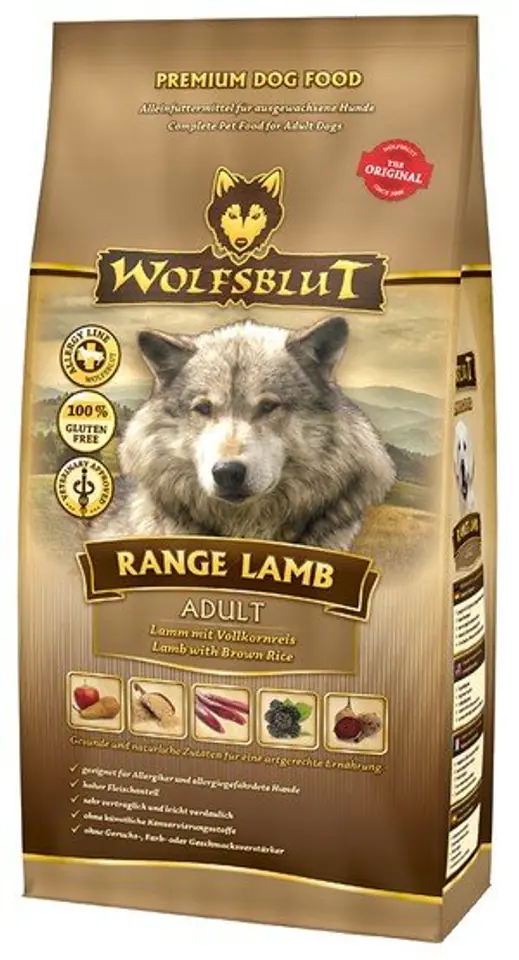 ⁨Wolfsblut Dog Range Lamb Adult lamb and rice 12,5kg⁩ at Wasserman.eu