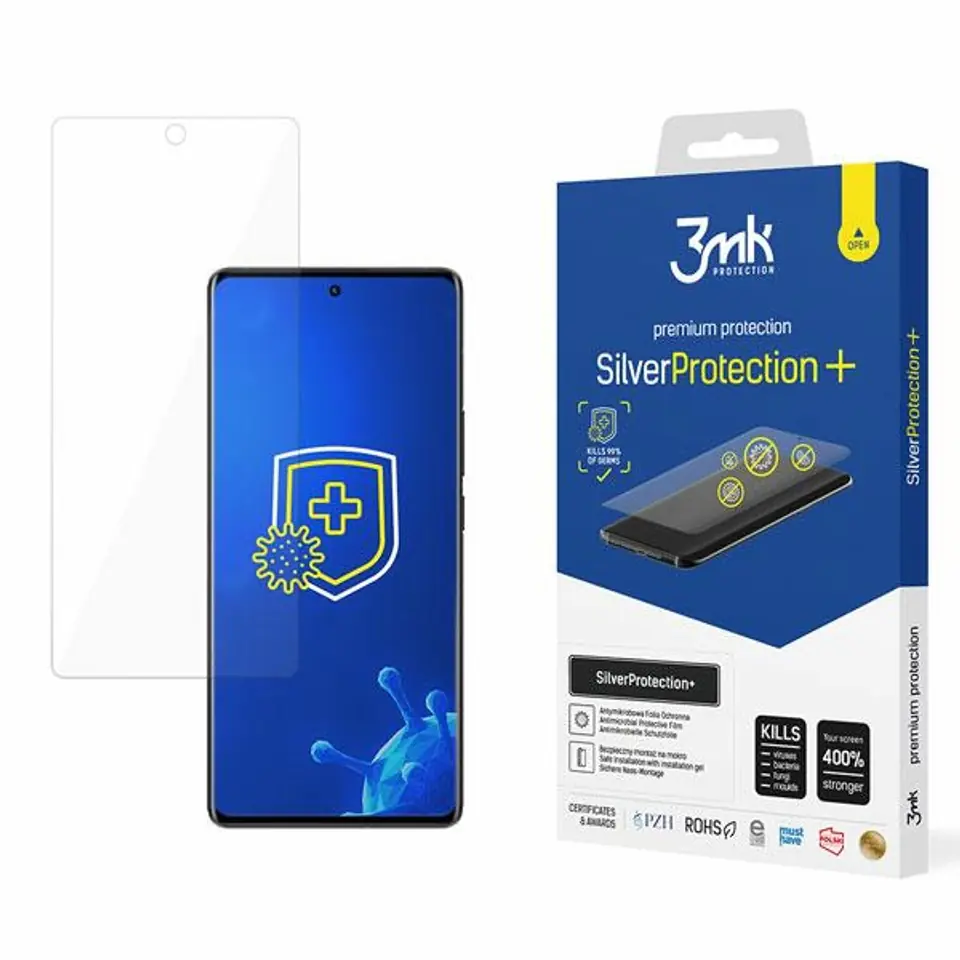 ⁨Folia antymikrobowa 3MK                  SilverProtection+ do Vivo X70 Pro+⁩ w sklepie Wasserman.eu