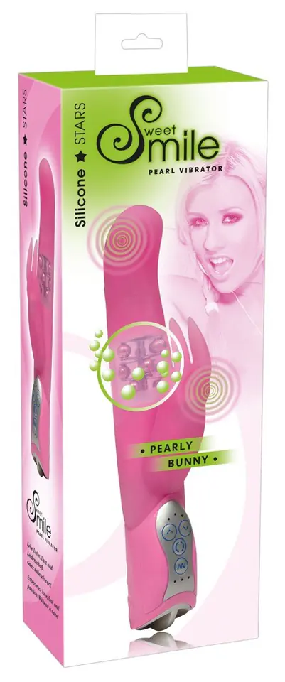 Wibrator Smile Pearly Bunny różowy w sklepie Wasserman.eu
