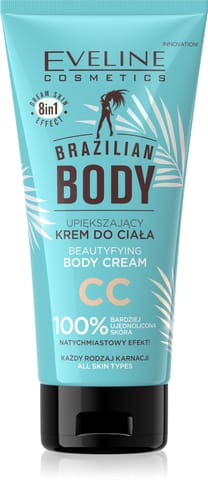⁨EVELINE Brazilian Body Upiększający Krem CC do ciała 140 ml⁩ w sklepie Wasserman.eu