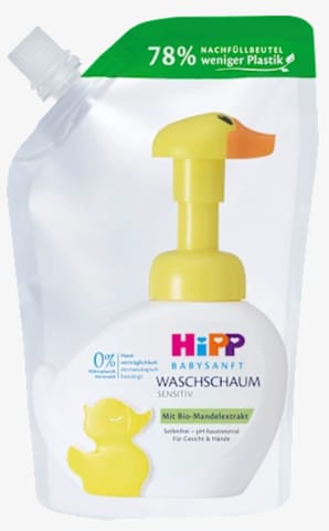 ⁨Hipp Babysanft Sensitiv Opakowanie Uzupełniające do Pianki 250 ml⁩ w sklepie Wasserman.eu
