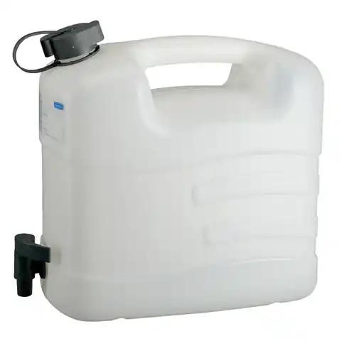 ⁨Water canister 10 l with tap, polyethylene⁩ at Wasserman.eu
