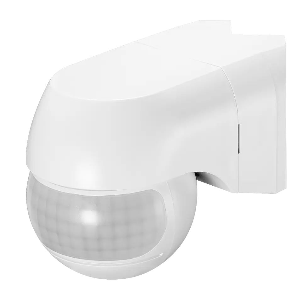 ⁨Motion sensor 220st. 1200W, IP44, 3 types of mounting, white⁩ at Wasserman.eu