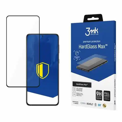 ⁨Szkło ochronne HardGlass Max Samsung S22 Plus S906 Czarne⁩ w sklepie Wasserman.eu