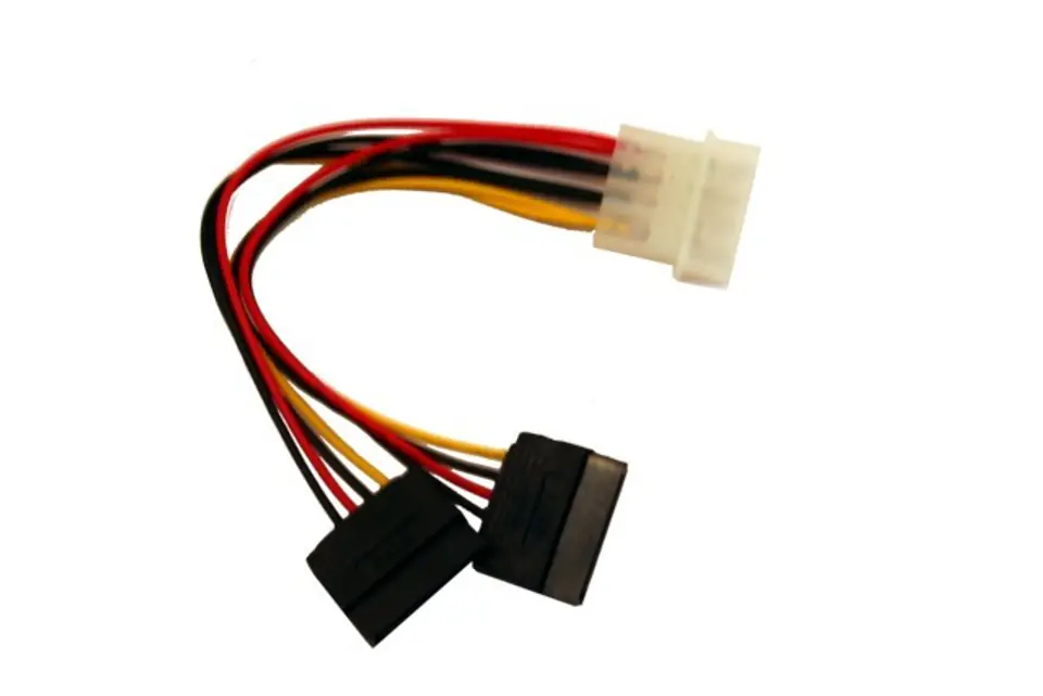 ⁨Power Cable 2xSATA 15cm⁩ at Wasserman.eu