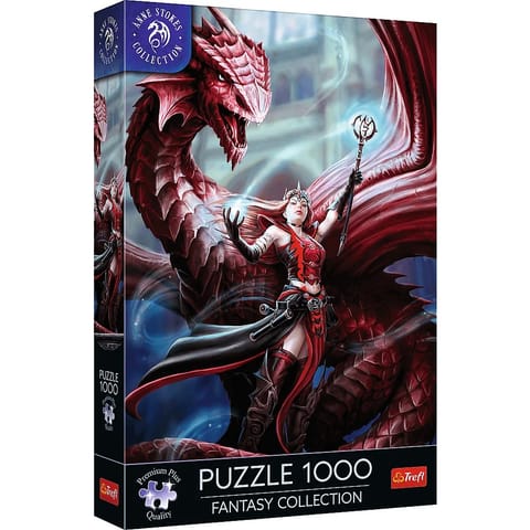 ⁨Puzzle 1000 elements Scarlet Mage Anne Stokes⁩ at Wasserman.eu