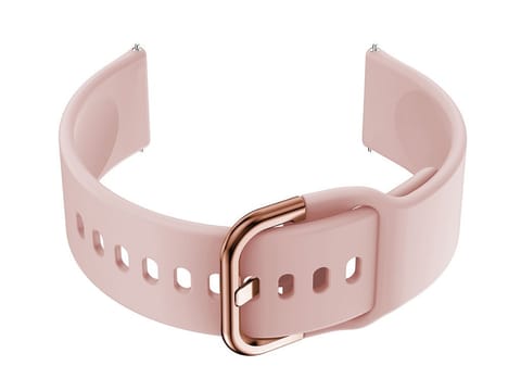⁨Pasek gumowy do smartwatch U01 - różowy/rosegold - 18mm⁩ w sklepie Wasserman.eu