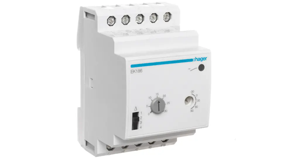 ⁨Multi-range modular thermostat 1P 2A EK186⁩ at Wasserman.eu