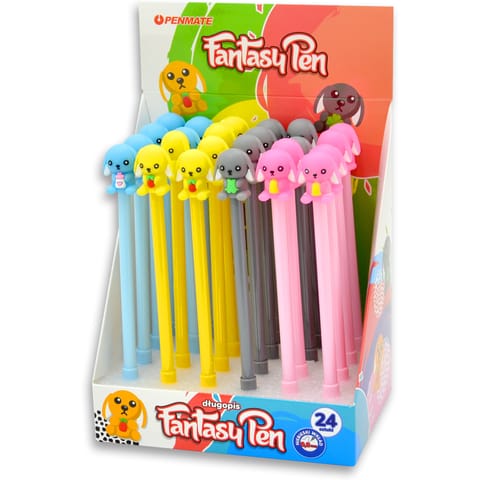 ⁨Długopis fantazyjny PIESEK KŁAPOUCH 0,8mm niebieski TT8516 PENMATE⁩ w sklepie Wasserman.eu