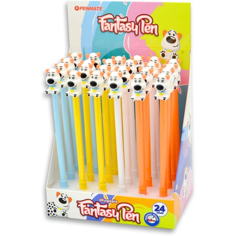 ⁨Długopis fantazyjny PIESEK 0,8mm niebieski TT8517 PENMATE⁩ w sklepie Wasserman.eu