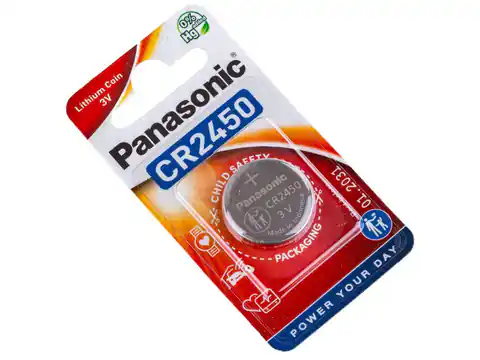 ⁨Panasonic CR2450 3V lithium battery⁩ at Wasserman.eu