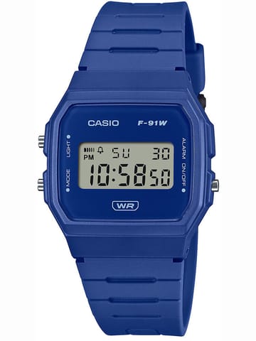 ⁨ZEGAREK MĘSKI CASIO F-91WB-2A1 + BOX⁩ w sklepie Wasserman.eu
