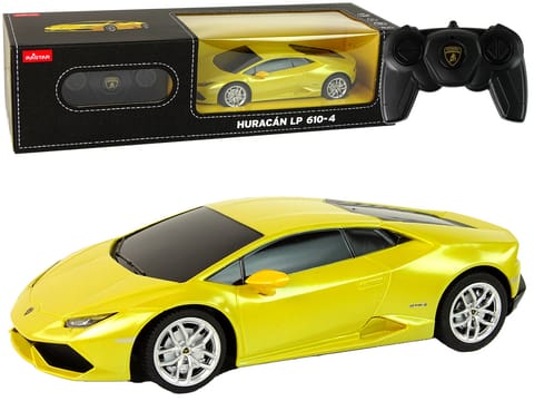⁨Auto R/C Lamborghini Huracan 1:24 Rastar Żółty⁩ w sklepie Wasserman.eu