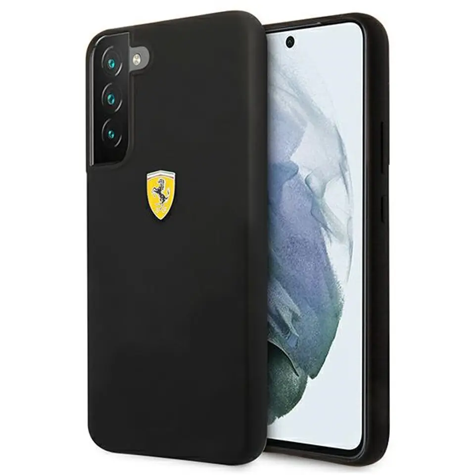 ⁨Ferrari FESSIHCS22SBK S22 S901 czarny/black hardcase On Track Silicone⁩ w sklepie Wasserman.eu