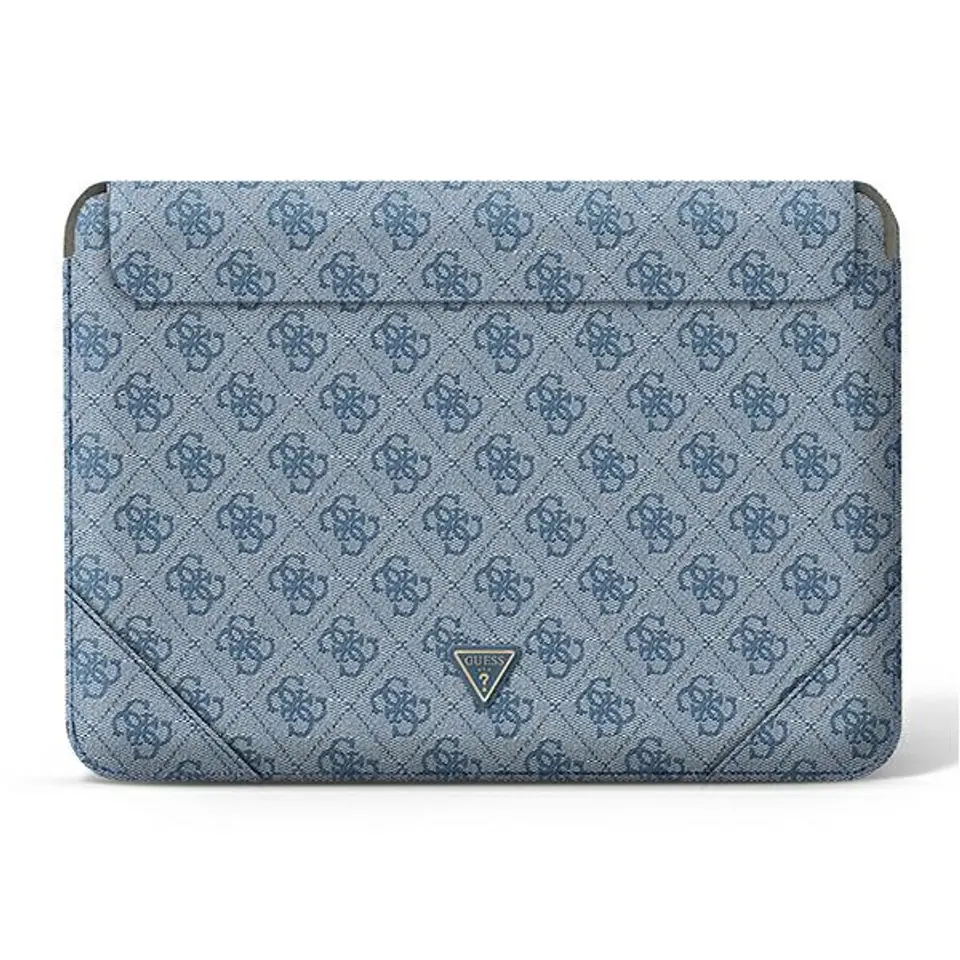 Guess Sleeve GUCS14P4TB 13/14" niebieski /blue 4G Uptown Triangle logo w sklepie Wasserman.eu